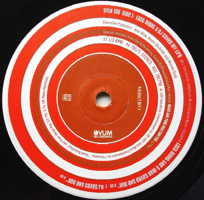King Britt Presents Sylk 130 : Last Night A DJ Saved My Life (12")