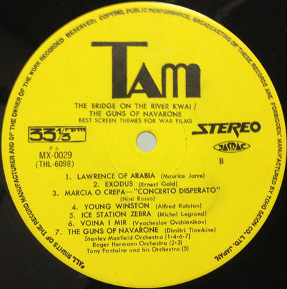 Various : Best Screen Themes For War Films (LP, Comp)