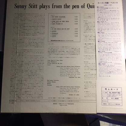 Sonny Stitt : Sonny Stitt Plays Arrangements From The Pen Of Quincy Jones (LP, Album, Mono, RE)