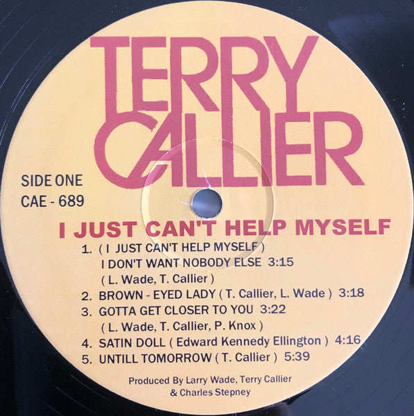 Terry Callier : I Just Can't Help Myself (LP, Album, RE, Unofficial)