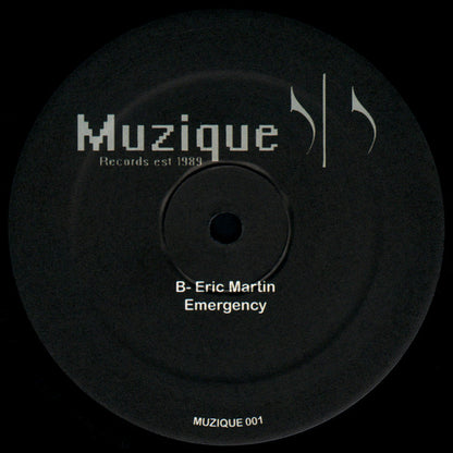 Steve Poindexter / Eric Martin : Whiplash / Emergency  (12", Ltd, RE)
