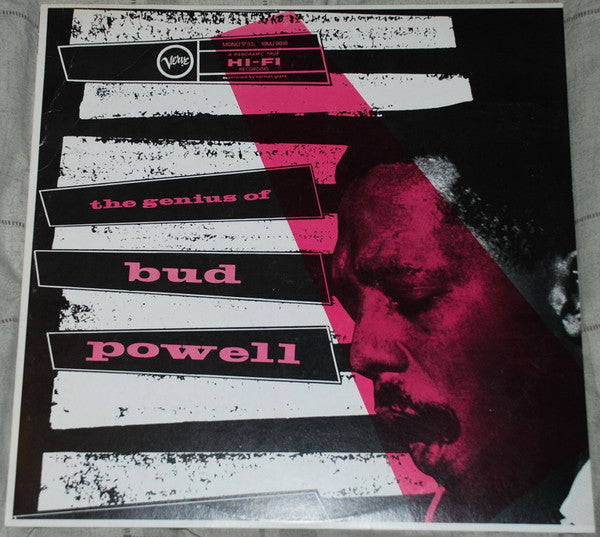 Bud Powell : The Genius of Bud Powell (LP, Album, Mono, Ltd, RE)