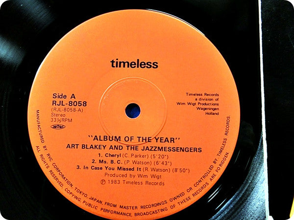 Art Blakey & The Jazz Messengers : Album Of The Year (LP, Album)
