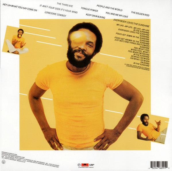 Roy Ayers Ubiquity : Everybody Loves The Sunshine (LP, Album, RE, Sun)