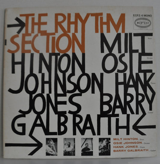 The Rhythm Section (7) : Milt Hinton / Osie Johnson / Hank Jones / Barry Galbraith : The Rhythm Section (LP, Album, Mono)