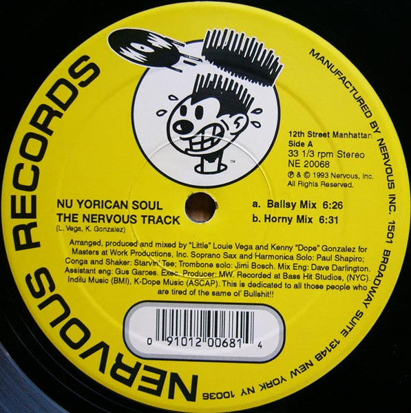 Nuyorican Soul : The Nervous Track (12", RE)