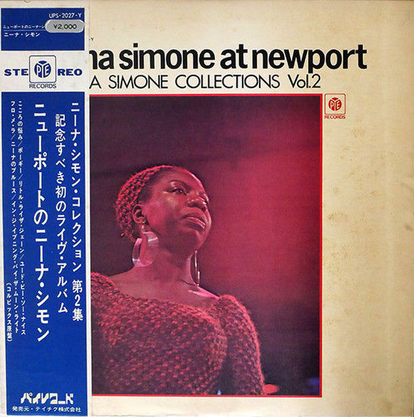 Nina Simone : Nina Simone At Newport - Nina Simone Collections Vol. 2 (LP, Album, RE)