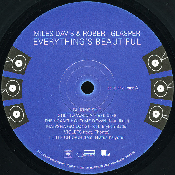 Miles Davis & Robert Glasper : Everything's Beautiful (LP, Album)