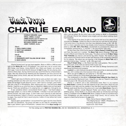 Charles Earland : Black Drops (LP, Album)