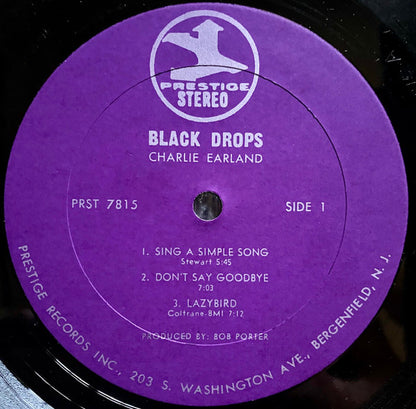 Charles Earland : Black Drops (LP, Album)