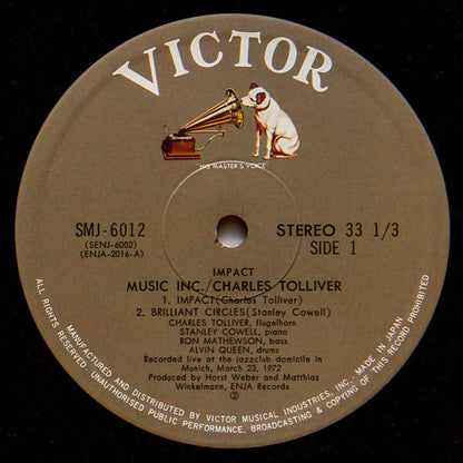 Music Inc / Charles Tolliver, Stanley Cowell, Ron Mathewson, Alvin Queen : Impact (LP, Album, RE)