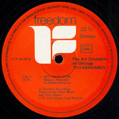 The Art Ensemble Of Chicago : Tutankhamun (LP, Album)