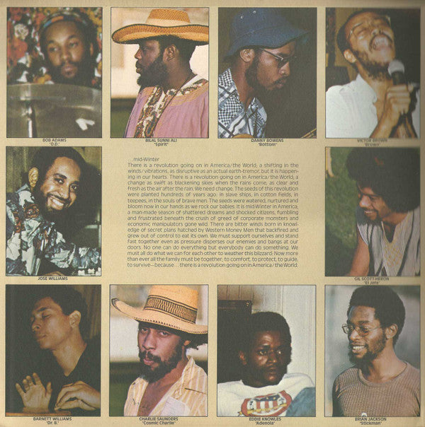 Gil Scott-Heron & Brian Jackson, The Midnight Band : The First Minute Of A New Day (LP, Album, Gat)