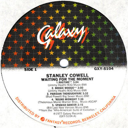 Stanley Cowell : Waiting For The Moment (LP, Album)