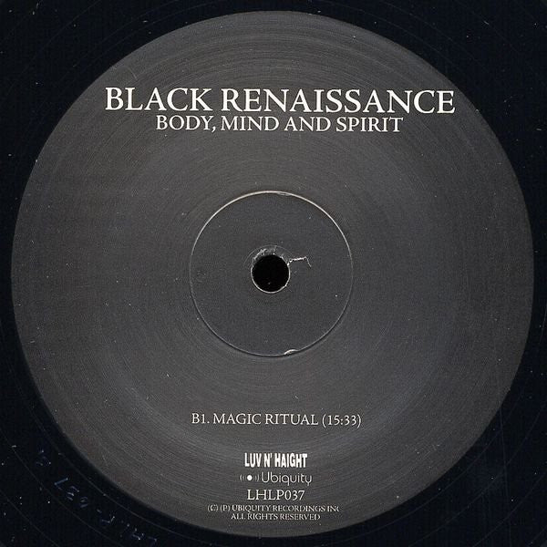 Black Renaissance : Body, Mind And Spirit (LP, Album, RE)