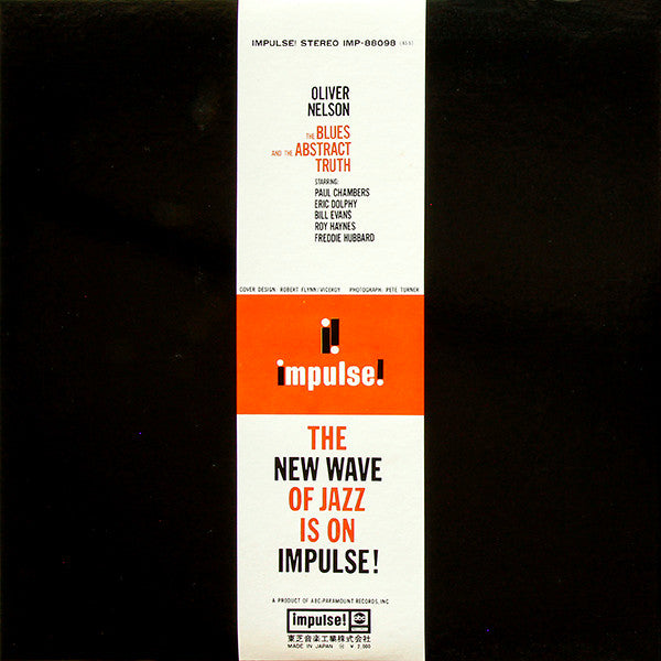 Oliver Nelson : The Blues And The Abstract Truth (LP, Album, RE, Gat)