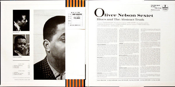 Oliver Nelson : The Blues And The Abstract Truth (LP, Album, RE, Gat)