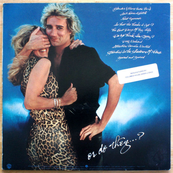 Rod Stewart : Blondes Have More Fun (LP, Album, Club)