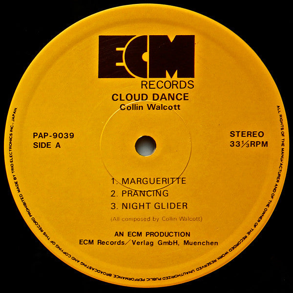 Collin Walcott : Cloud Dance (LP, Album)