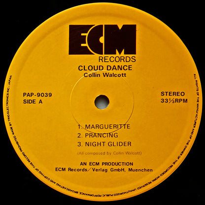 Collin Walcott : Cloud Dance (LP, Album)