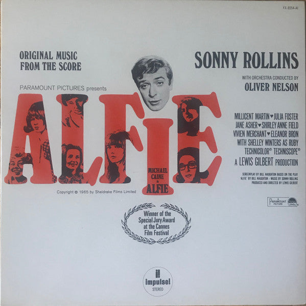 Sonny Rollins : Original Music From The Score "Alfie" (LP, RE)