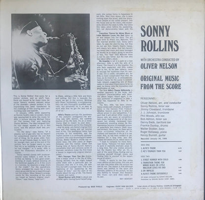 Sonny Rollins : Original Music From The Score "Alfie" (LP, RE)
