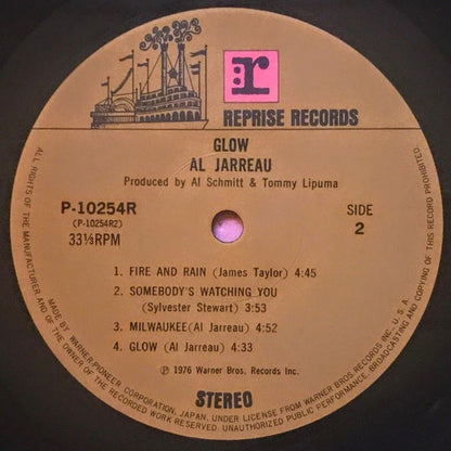 Al Jarreau : Glow  (LP, Album)